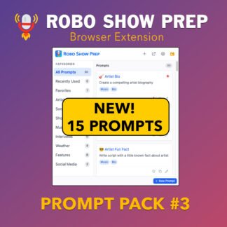 Robo Show Prep-Prompt Pack3